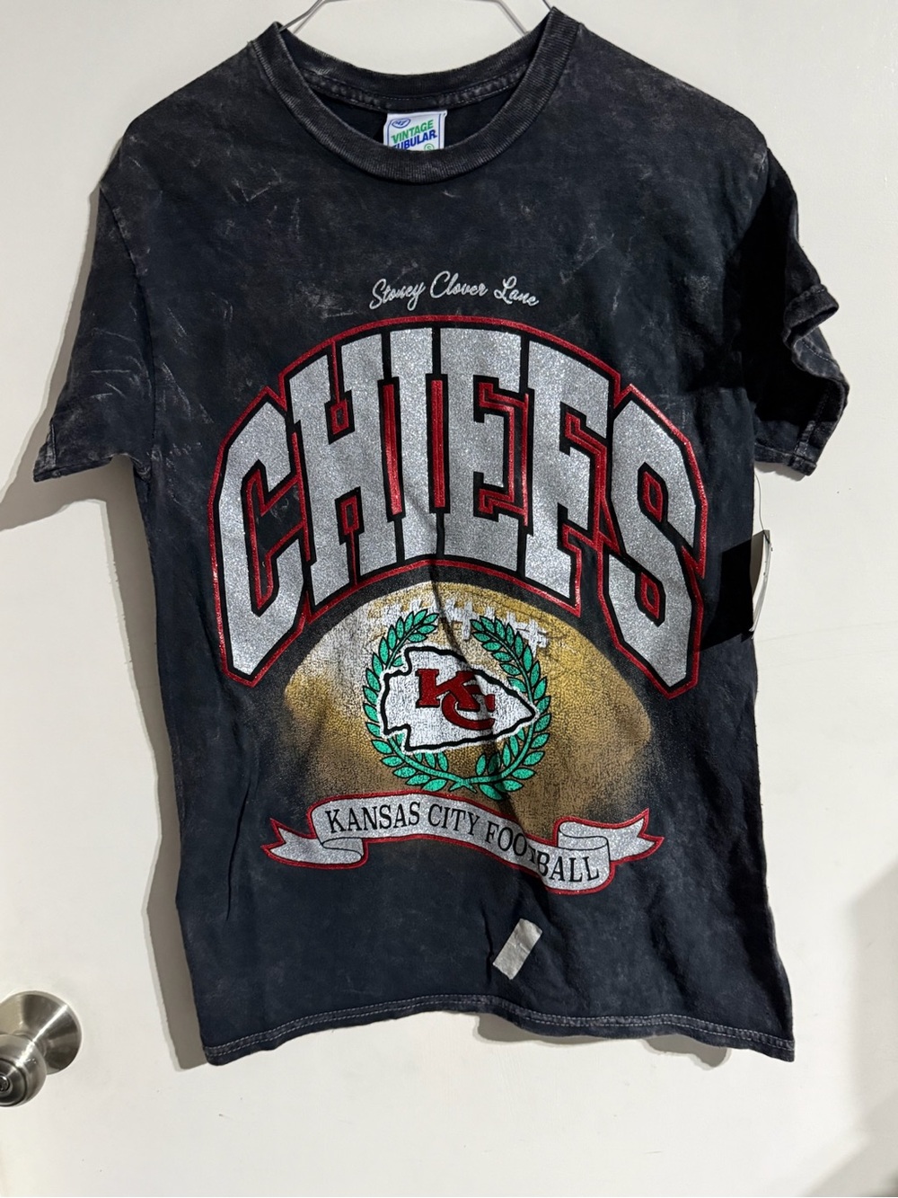 BNWT Unisex 47’ Vintage Tubular Kansas City Chiefs T-shirt Size Small